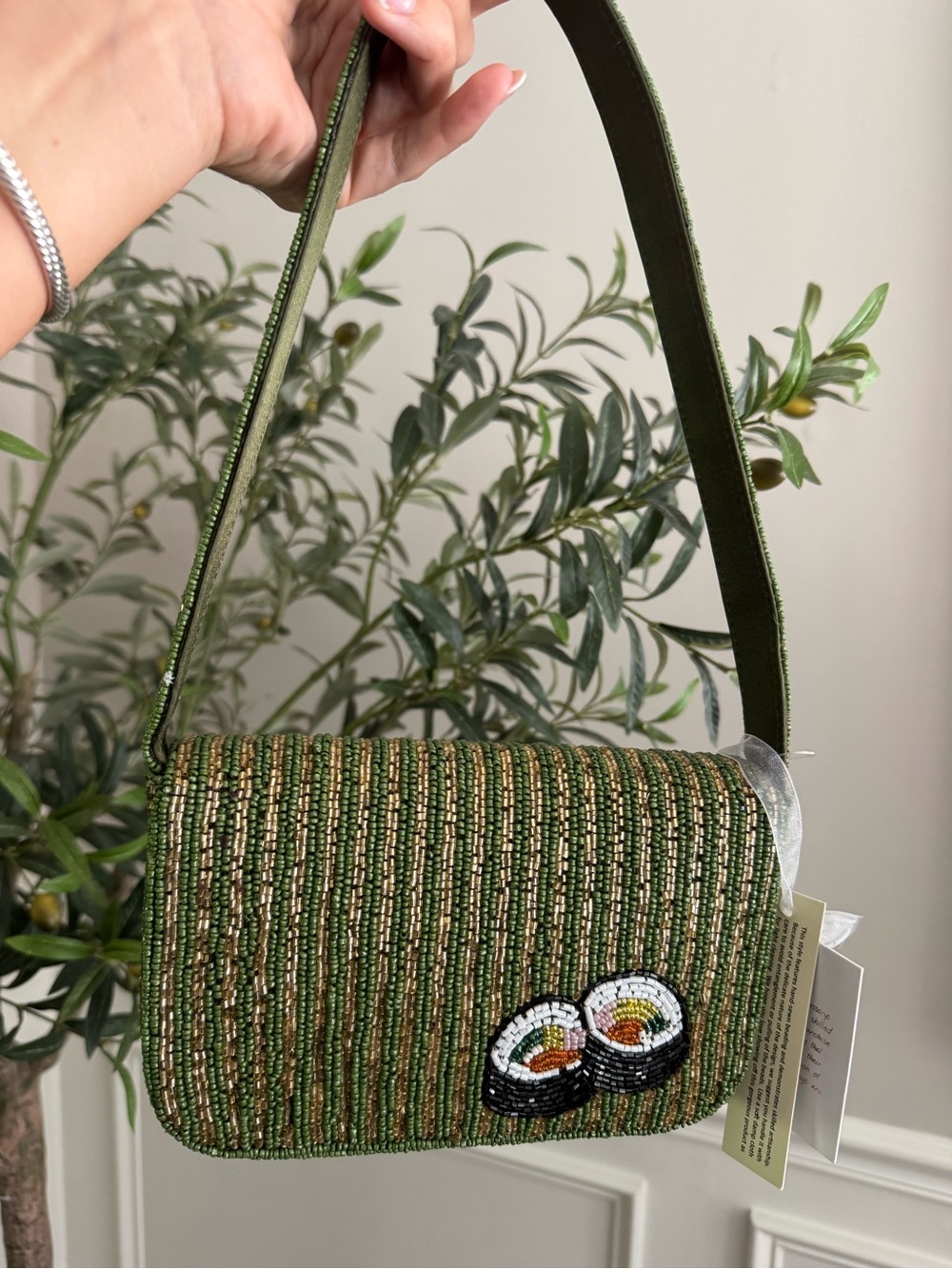 Made in India Sushi Beaded Bag - Picture 3 of 6